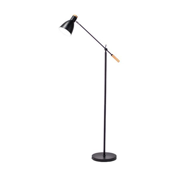 Scandinavian Adjustable Floor Lamp in Black - LL-27-0037B-Floor Lamps-Lexi Lighting