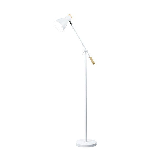 Scandinavian Adjustable Floor Lamp in White - LL-27-0037W-Floor Lamps-Lexi Lighting