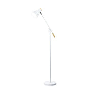 Scandinavian Adjustable Floor Lamp in White - LL-27-0037W photo 1