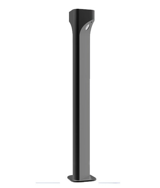SHU Exterior LED Bollard light Dark Grey 11W 3000K IP65 800mm - SHU4