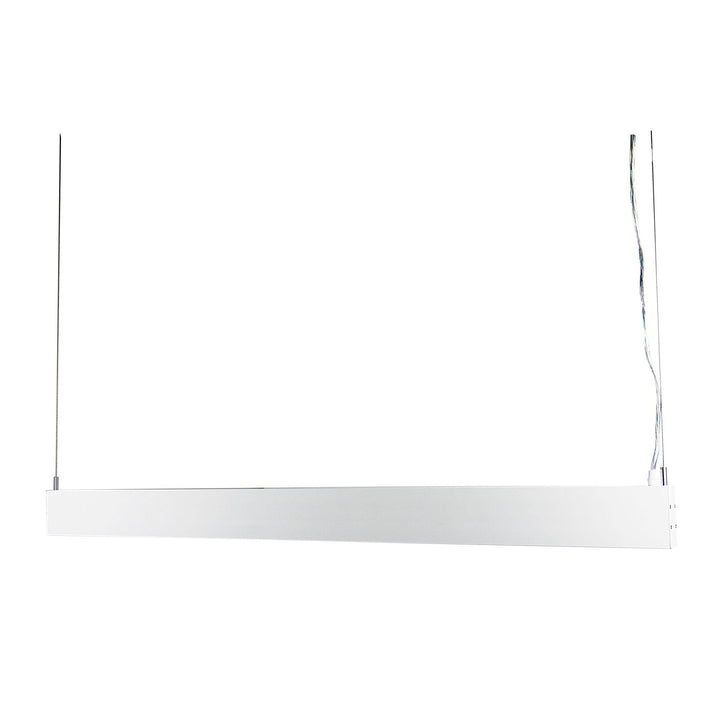 Slate 58W Up/Down LED Pendant White 1175mm - OL60780/1200WH-LED Pendants-Oriel Lighting