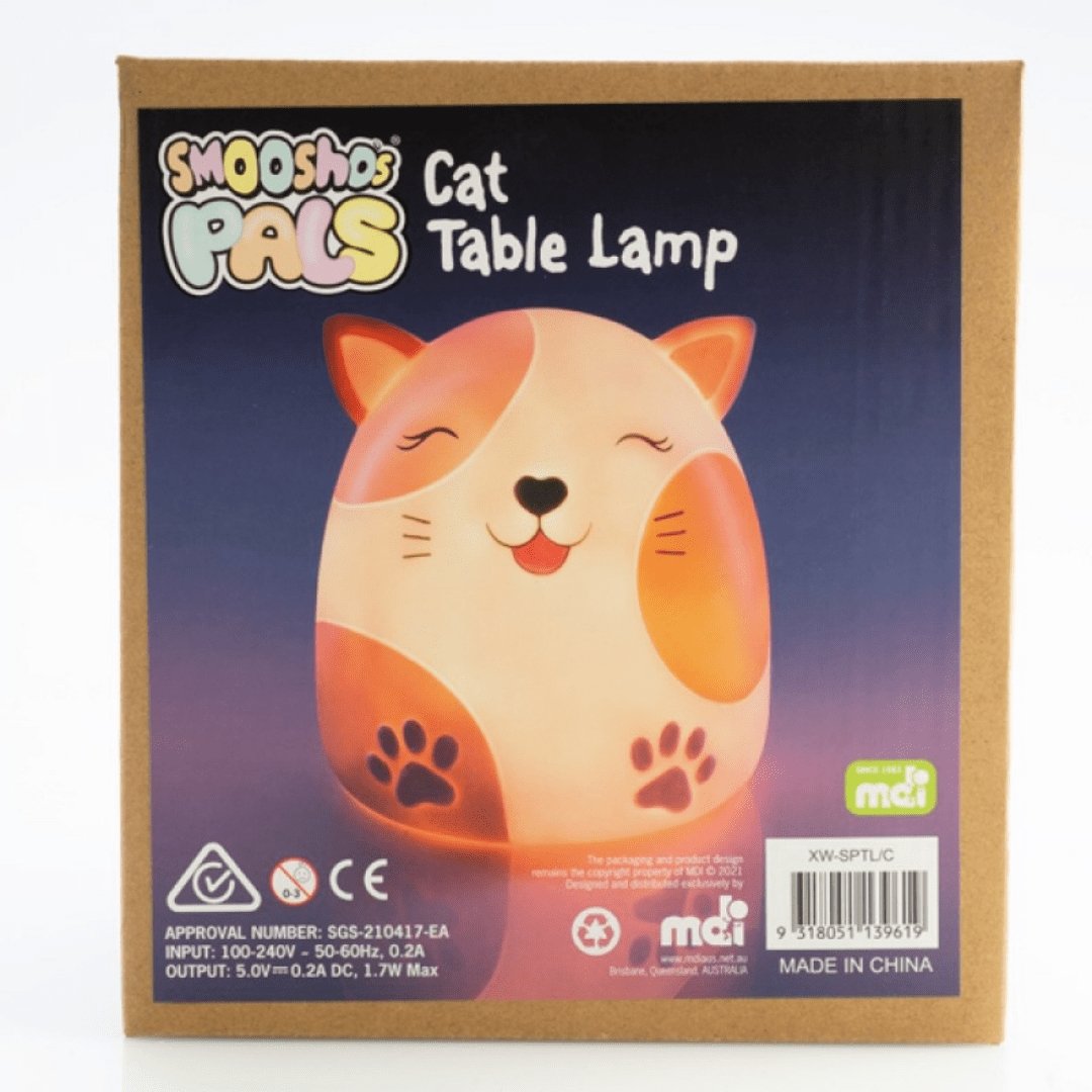 Smoosho's Pals Cat Table Lamp Night Light