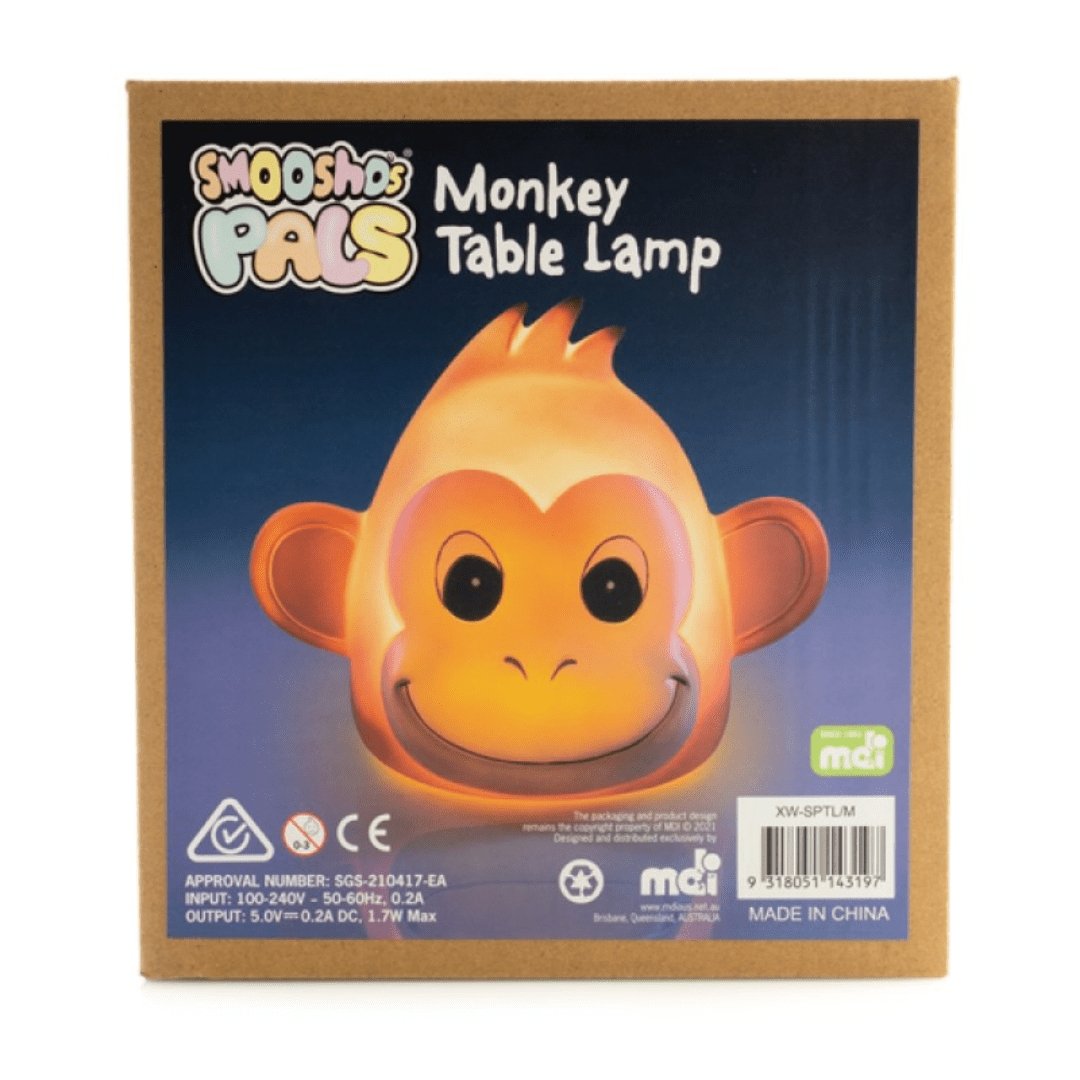 Smoosho's Pals Monkey Table Lamp Night Light