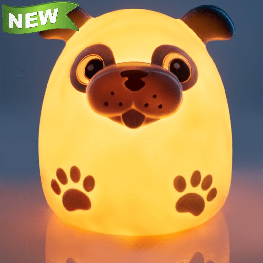 Smoosho's Pals Pug Table Lamp Night Light