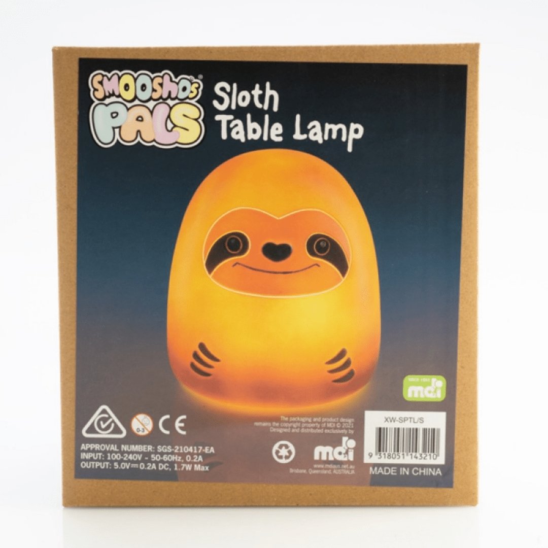 Smoosho's Pals Sloth Table Lamp Night Light