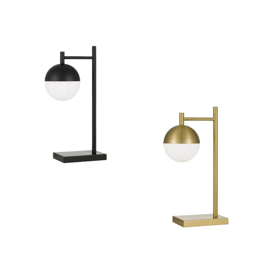 Telbix BASILO - Metal And Opal Glass Table Lamp