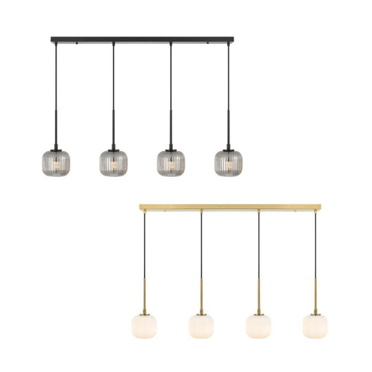 BOBO - 4 Light 12W LED Bar Pendant 3000K