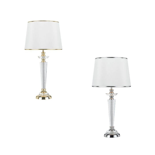 Telbix DIANA - Metal And Crystal Column Table Lamp