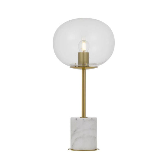Telbix DIMAS - Metal And Marble Base Table Lamp