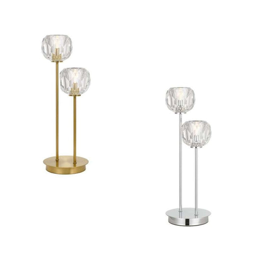 Telbix ZAHA 2 - 6W Replaceable G9 LED 2 Light Table Lamp - 3000K