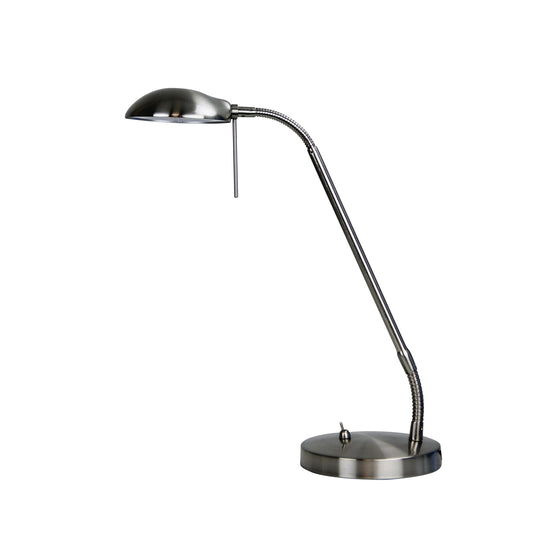 Timo LED Desk Lamp Brushed Chrome