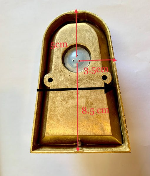 TORQUE 240V GU10 Exterior Surface Mounted Wall Light Antique Brass IP65 - TORQUE3
