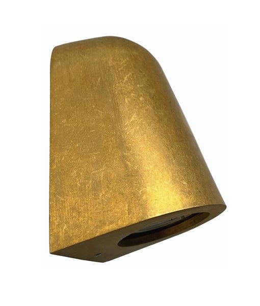 TORQUE 240V GU10 Exterior Surface Mounted Wall Light Antique Brass IP65 - TORQUE3