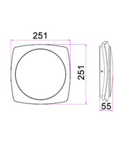 ULAN Exterior LED Wall / Ceiling Light Dark Grey 20W 3000K IP65 - ULAN1 photo 4