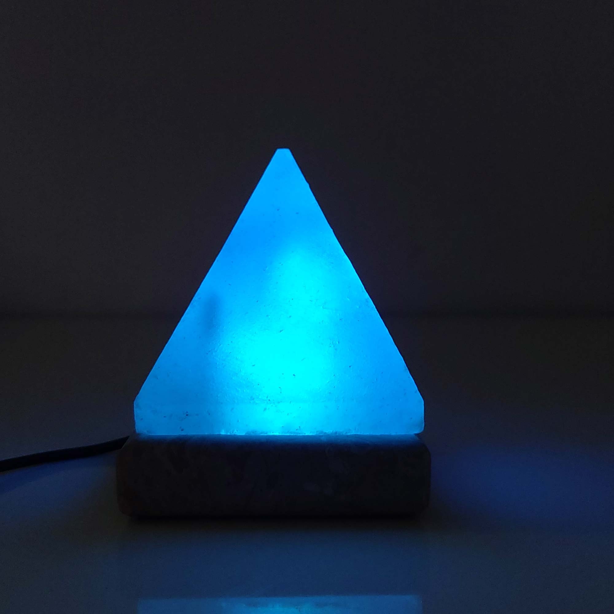 USB Colour Changing Pyramid Shape Himalayan Pink Salt Lamp Color Change LED-Himalayan products-The Himalayan Salt Collective