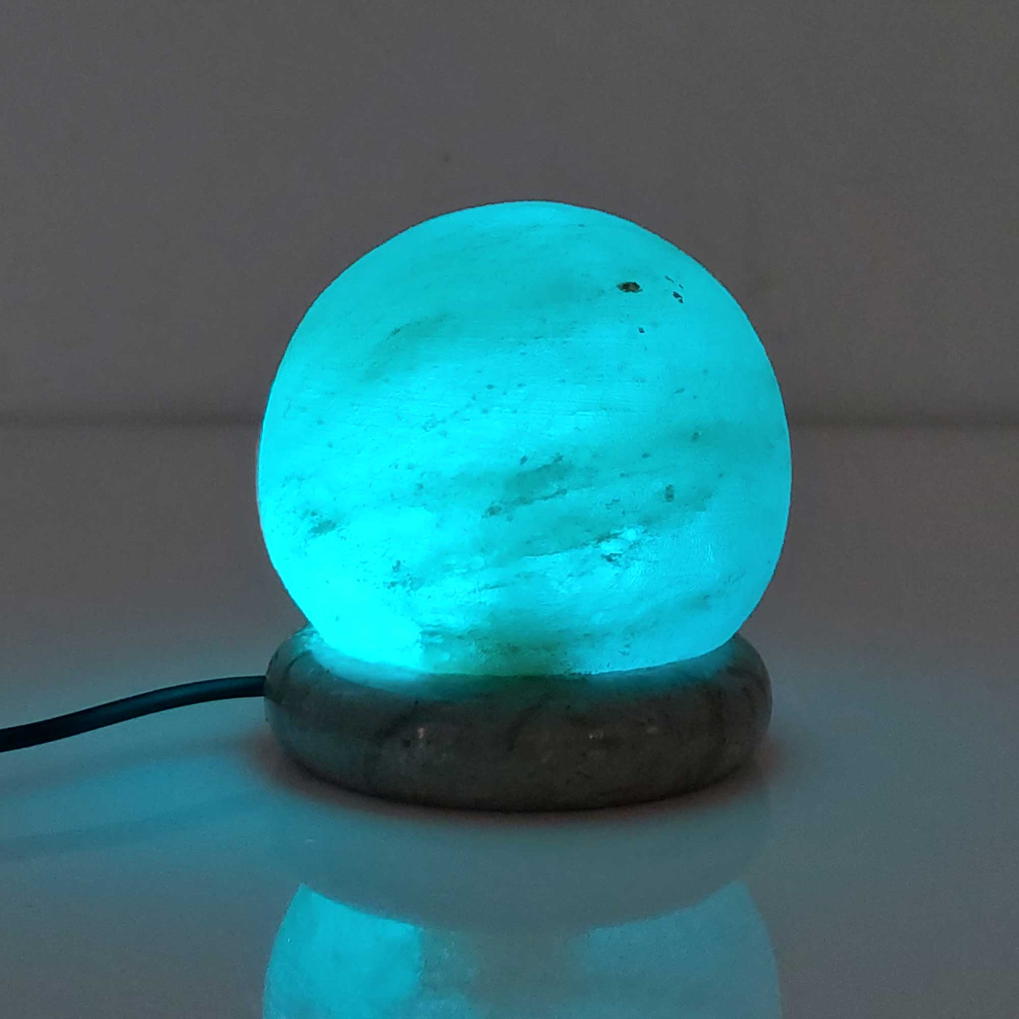 USB Colour Changing Sphere Ball Shape Himalayan Pink Salt Lamp Color Change LED-Himalayan products-The Himalayan Salt Collective