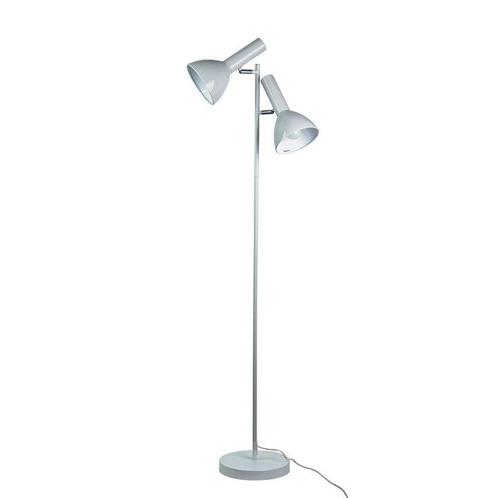 Vespa 2 Light Floor Lamp White - SL98572WH-Floor Lamps-Oriel Lighting