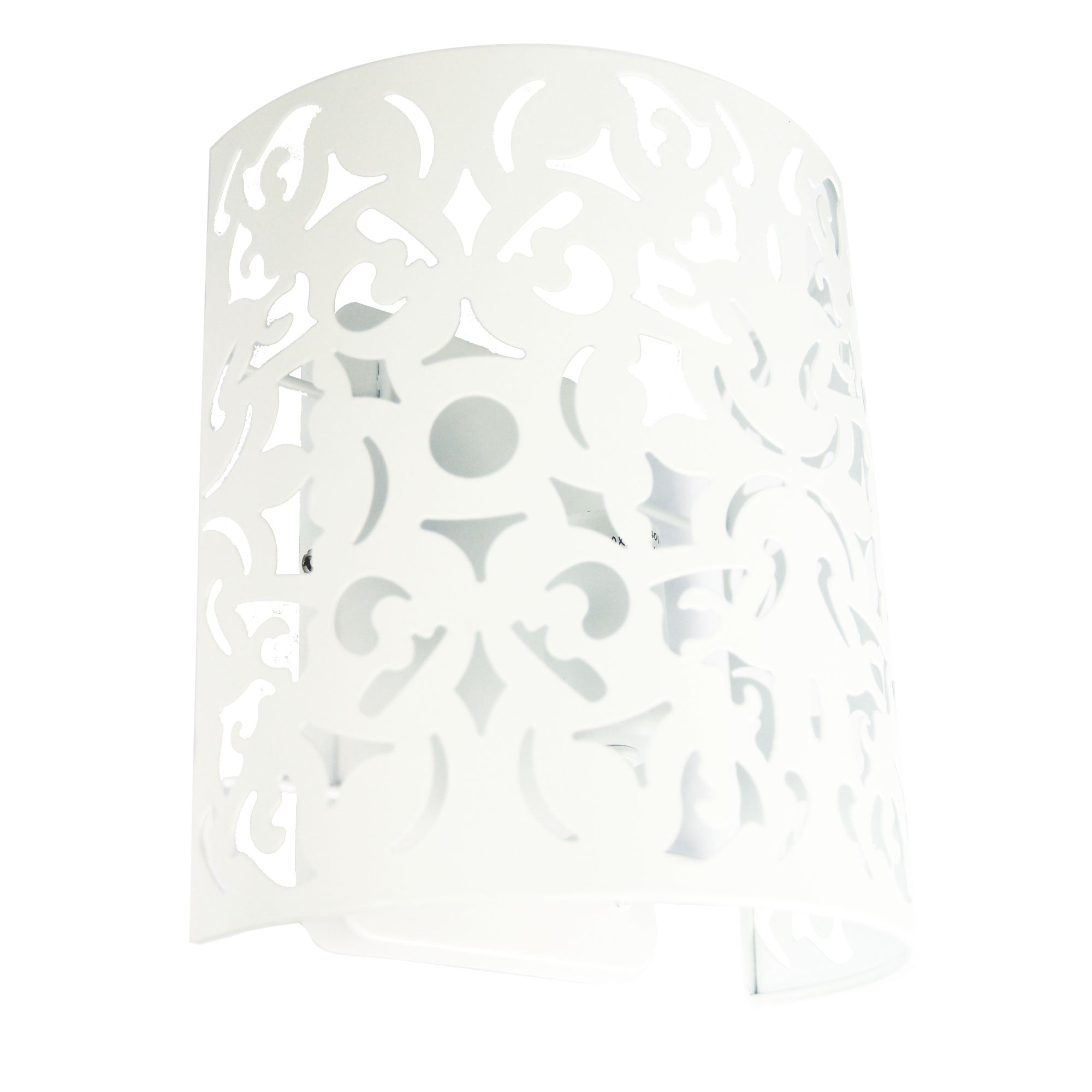 Vicky 1 Light Wall Light Matt White-Wall Sconce-Oriel Lighting