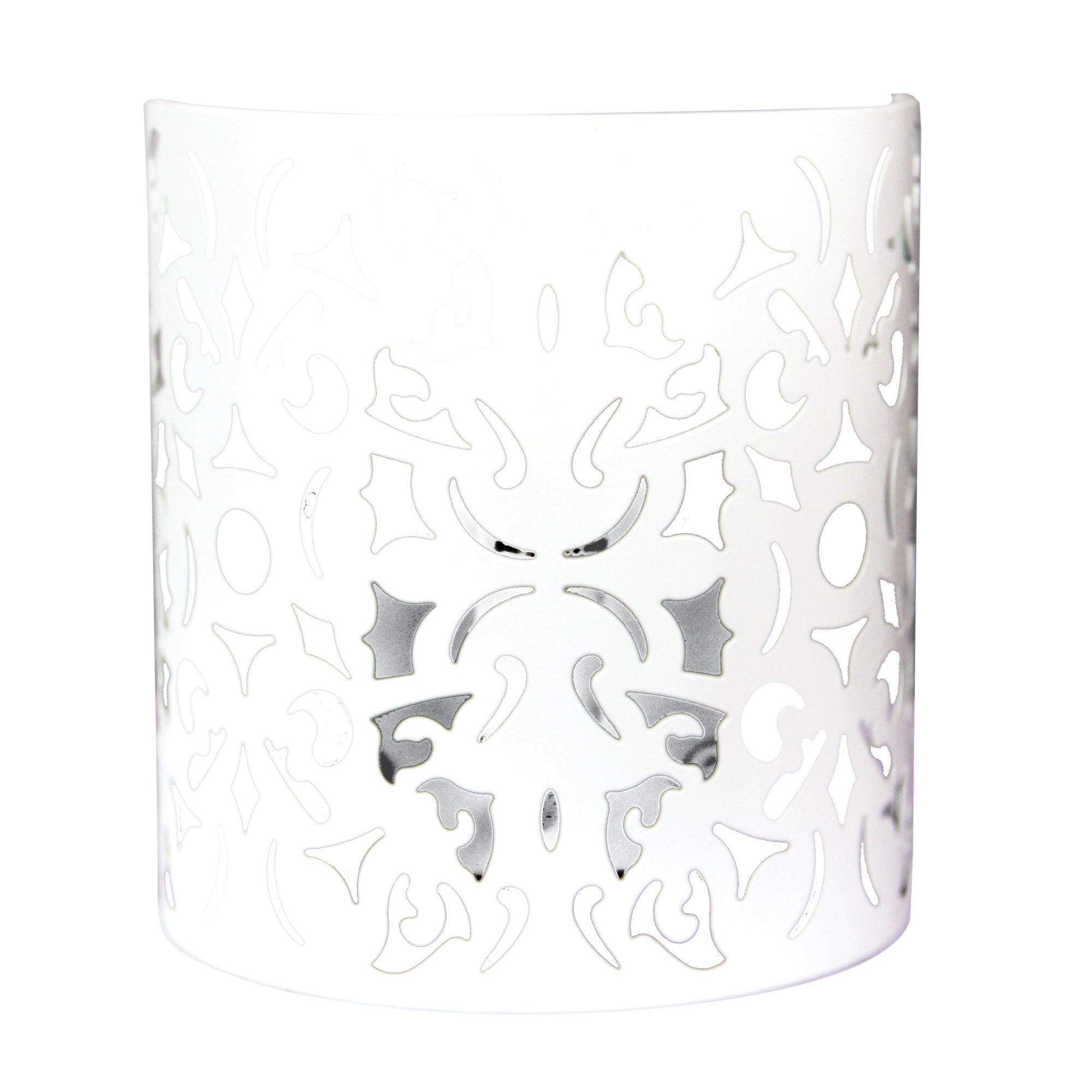 Vicky 1 Light Wall Light Matt White-Wall Sconce-Oriel Lighting