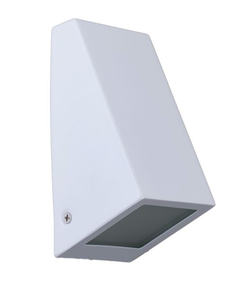 WEDGE Exterior Wall Light White IP44 - WEDGEGWH