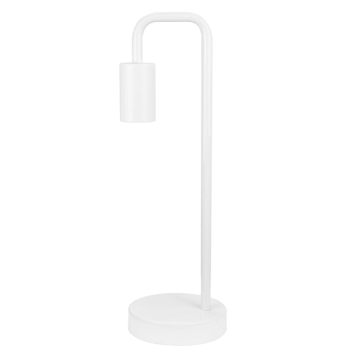 York Table Lamp White-TABLE AND FLOOR LAMPS-Oriel
