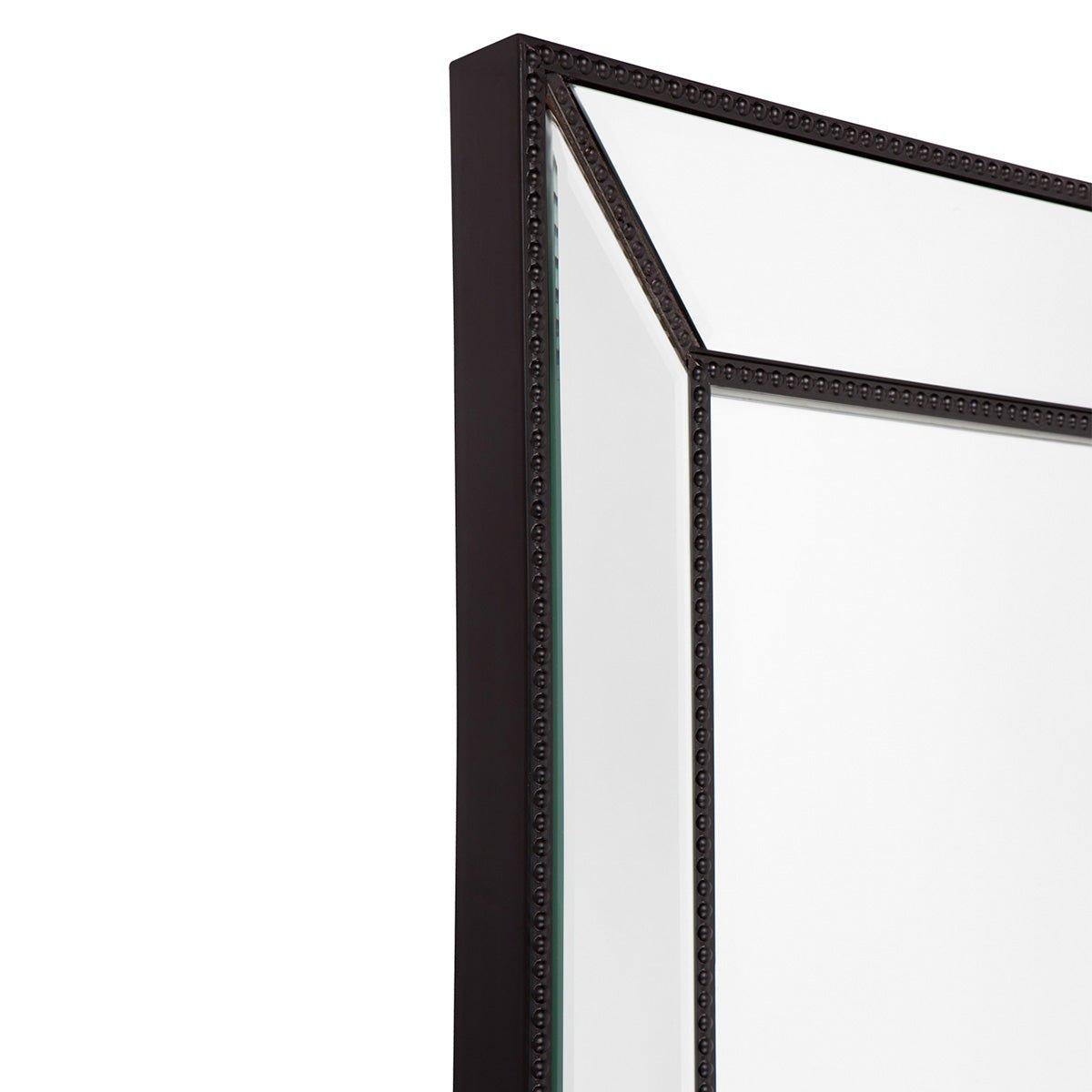 Zeta Wall Mirror - Large Black Cafe Lighting and Living, Living, zeta-wall-mirror-large-black
