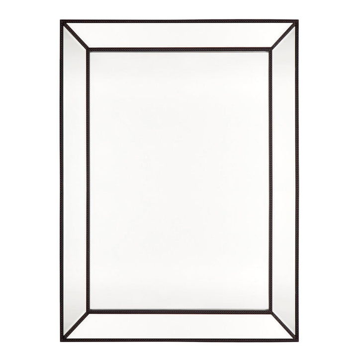 Zeta Wall Mirror - Large Black Cafe Lighting and Living, Living, zeta-wall-mirror-large-black