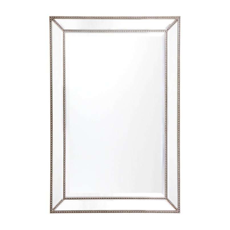 Zeta Wall Mirror - Medium Antique Silver Mirror, Mirrors, zeta-wall-mirror-medium-antique-silver
